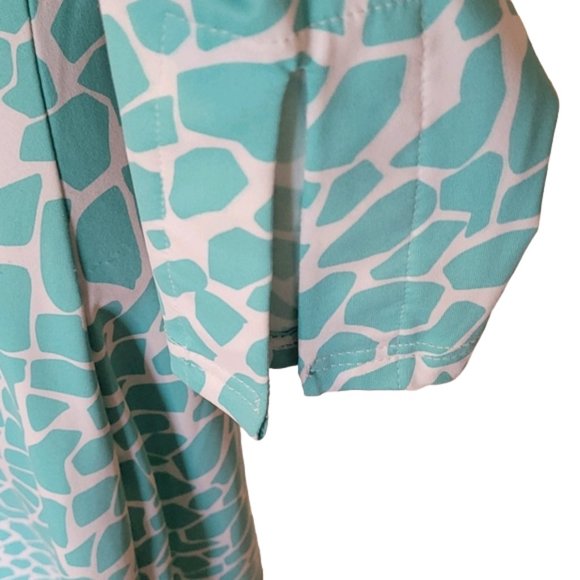 Barbara Gerwit V-Neck 3/4 Sleeve Midi Dress M - Picture 4 of 6